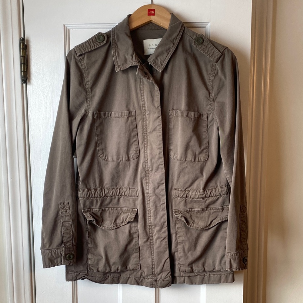 Hinge Taupe Utility Jacket